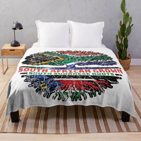 Item preview, South Sudan South Sudanese South African South Africa Tree Roots Flag designed and sold by FlagX.