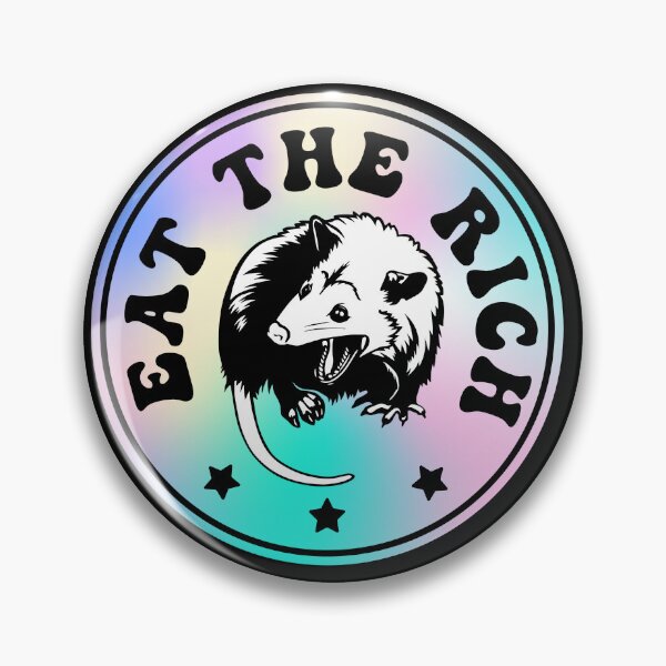Item preview, Eat the Rich Opossum designed and sold by uxcomshop.