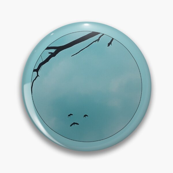 Item preview, Face Pareidolia Birds Feeling Blue Sad Face 2 of 4 designed and sold by Beachy.