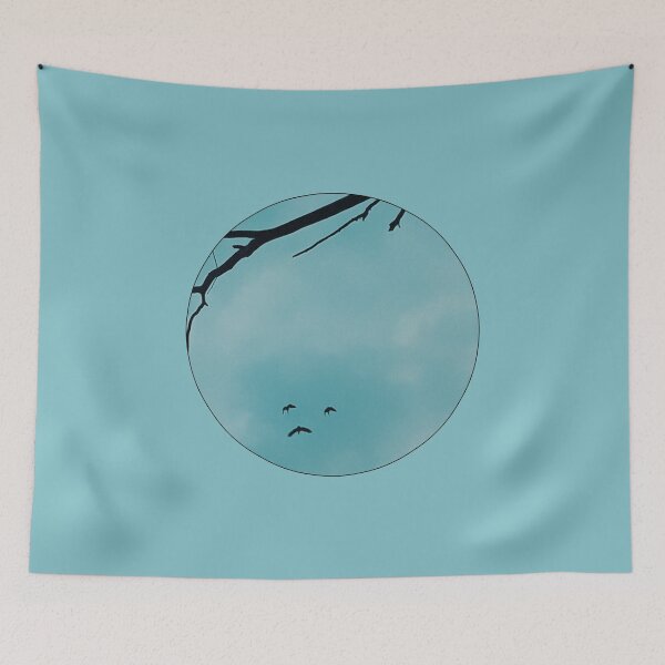 Item preview, Face Pareidolia Birds Feeling Blue Sad Face 2 of 4 designed and sold by Beachy.