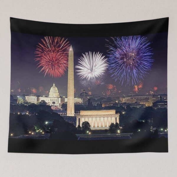 Item preview, Nations Capital Washington, D. C. Fireworks "The Spot" designed and sold by PolarBearBuds.