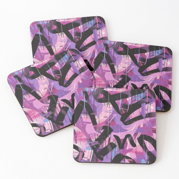 Item preview, Mauve Graffiti Style designed and sold by PrintsByFrank.