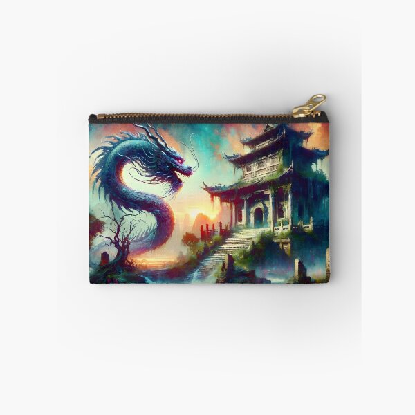 Item preview, Chinese Dragon facing Ancient Temple designed and sold by h00ch2003.
