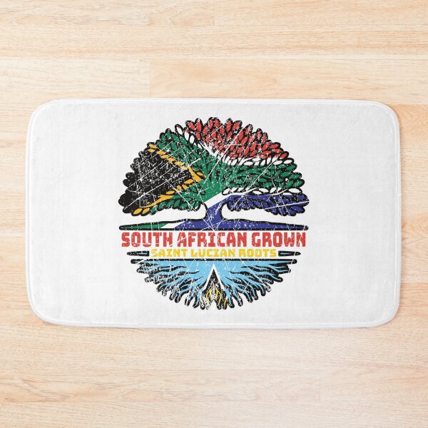 Item preview, Saint Lucia Saint Lucian South African South Africa Tree Roots Flag designed and sold by FlagX.