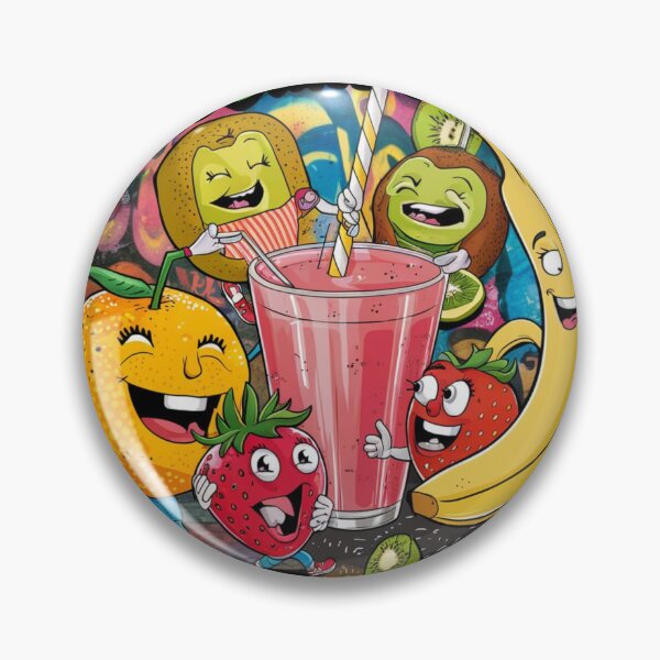 Item preview, Smoothie Squad - Happy Fruits, Vegan and Vegetarian Friendly, Funny Fruit Meme 2. designed and sold by Zbigniew  Skrodzki.