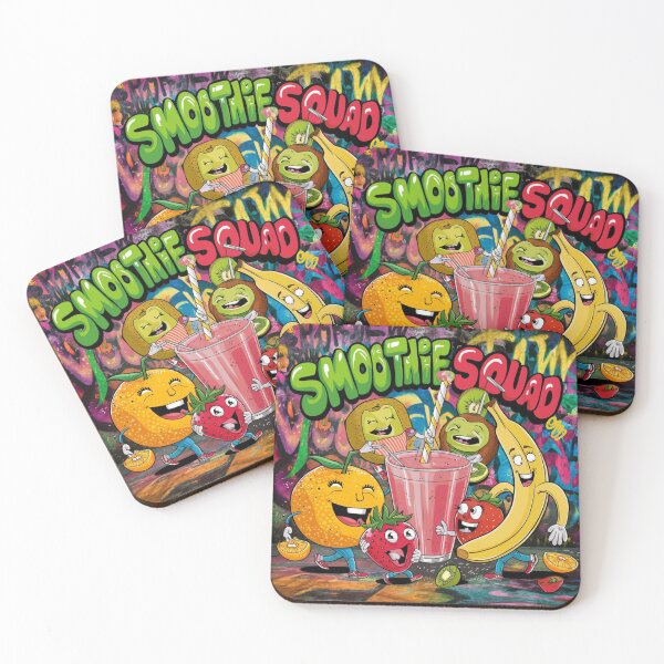 Item preview, Smoothie Squad - Happy Fruits, Vegan and Vegetarian Friendly, Funny Fruit Meme 2. designed and sold by Zbigniew  Skrodzki.