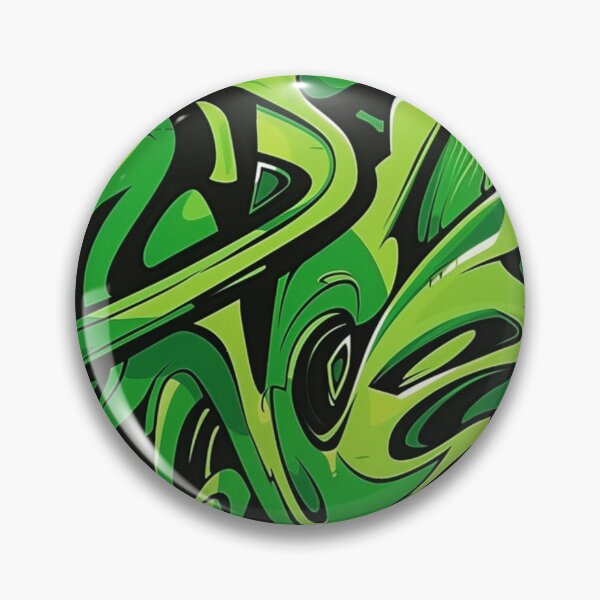 Item preview, Green Graffiti Style designed and sold by PrintsByFrank.
