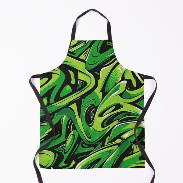 Item preview, Green Graffiti Style designed and sold by PrintsByFrank.