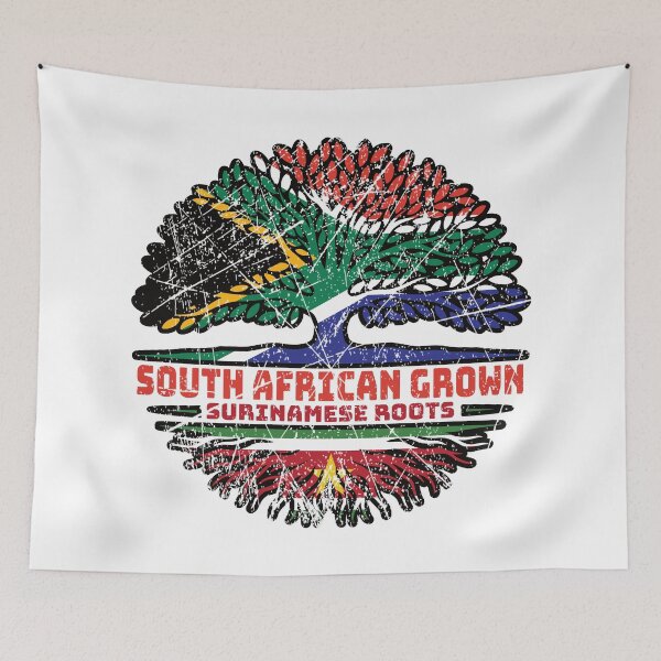 Item preview, Surinam Surinamese South African South Africa Tree Roots Flag designed and sold by FlagX.