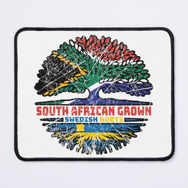 Item preview, Sweden Swedish South African South Africa Tree Roots Flag designed and sold by FlagX.
