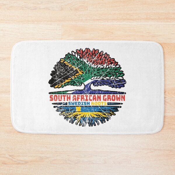 Item preview, Sweden Swedish South African South Africa Tree Roots Flag designed and sold by FlagX.