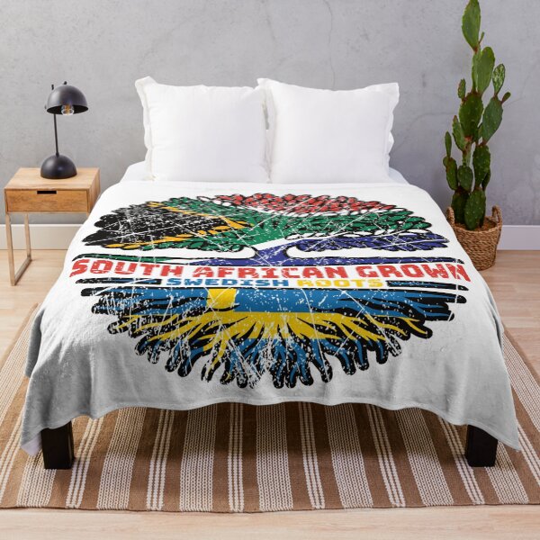Item preview, Sweden Swedish South African South Africa Tree Roots Flag designed and sold by FlagX.