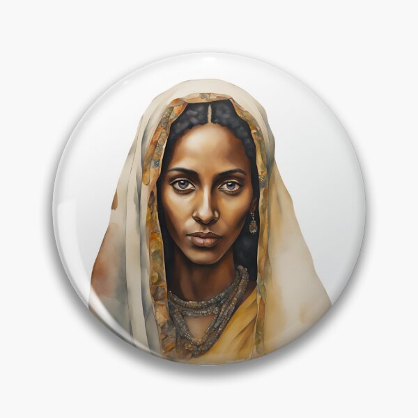 Item preview, Eritrean Watercolor Art, Eritrean Woman, African Style, Eritrea designed and sold by SRLND.