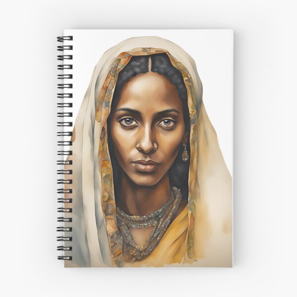 Item preview, Eritrean Watercolor Art, Eritrean Woman, African Style, Eritrea designed and sold by SRLND.