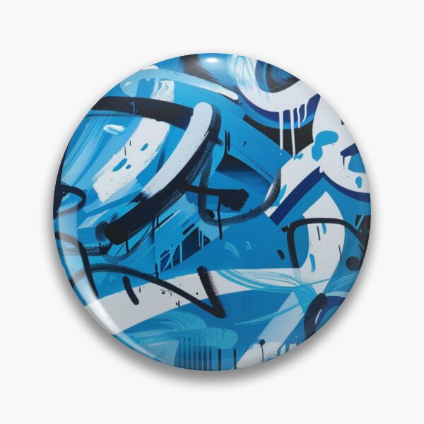 Item preview, Blue Graffiti Style designed and sold by PrintsByFrank.