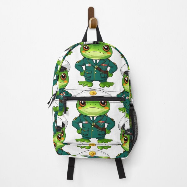 Item preview, A Cute Frog in Soldier Uniform designed and sold by DWorriBHappi.