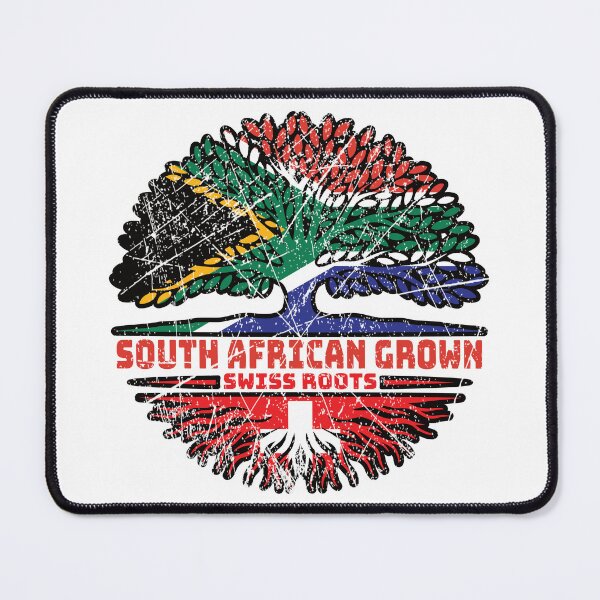 Item preview, Switzerland Swiss South African South Africa Tree Roots Flag designed and sold by FlagX.