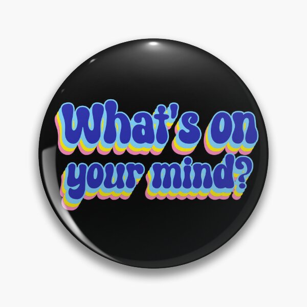 Item preview, Adult mental health what's on your mind retro vintage artsy design designed and sold by Happy Heart.