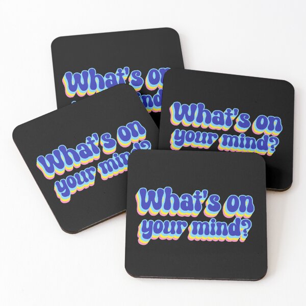 Item preview, Adult mental health what's on your mind retro vintage artsy design designed and sold by Happy Heart.