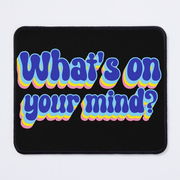 Item preview, Adult mental health what's on your mind retro vintage artsy design designed and sold by Happy Heart.