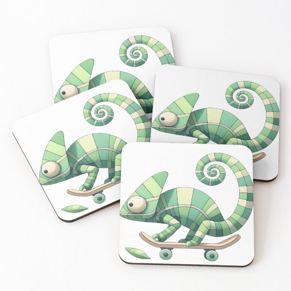 Item preview, Chameleon Playing Playing Sketboard designed and sold by Nanthanon.