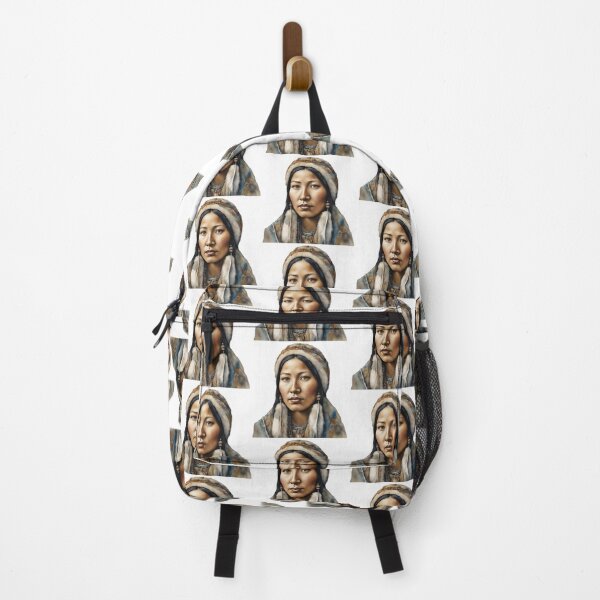 Item preview, Inuit Watercolor Art, Inuit Woman, Inuit Style, Yupik, Alaska designed and sold by SRLND.
