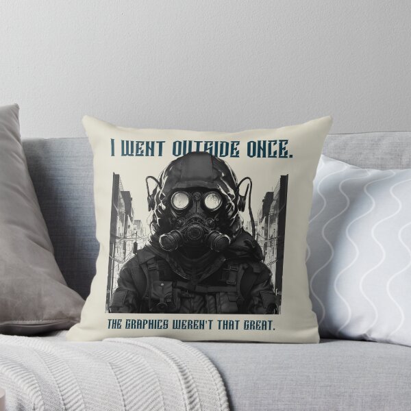 Item preview, I Went Outside Once. #gamer #nerd #nolife #gaminghumor designed and sold by Anna Halasek.