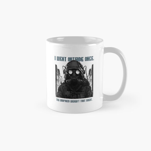 Item preview, I Went Outside Once. #gamer #nerd #nolife #gaminghumor designed and sold by Anna Halasek.