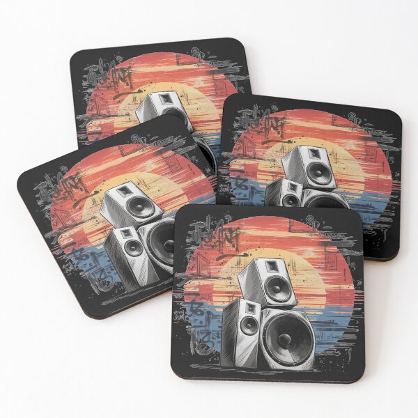 Item preview, Speaker System Streetart Grubby Sunset Style designed and sold by kapsell.