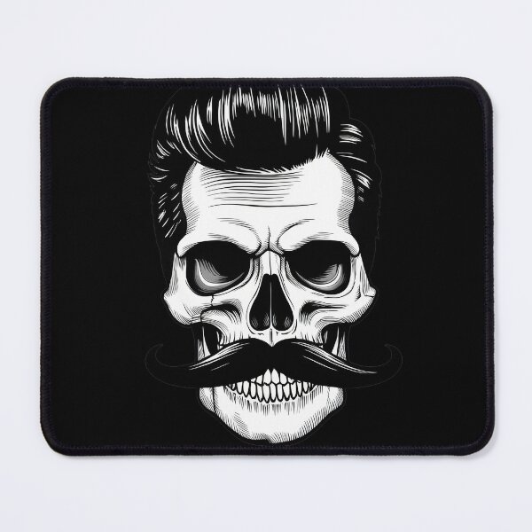Item preview, Skull Barbershop Black White designed and sold by pauloss.