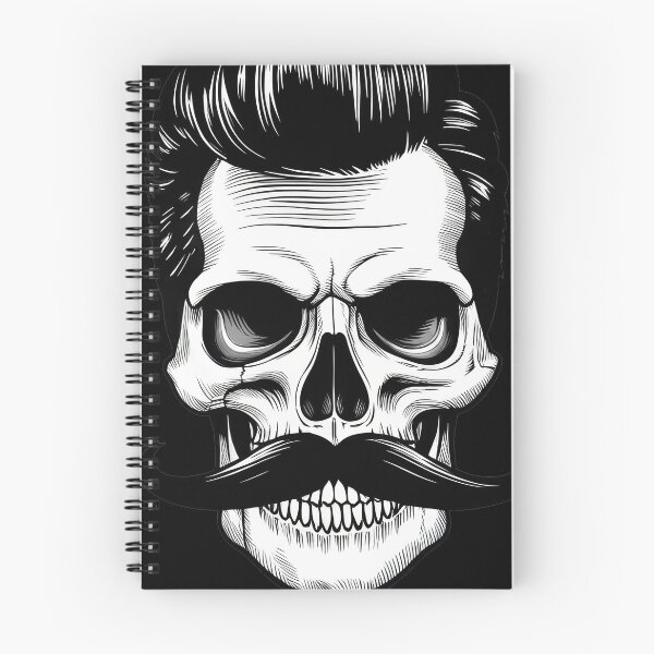 Item preview, Skull Barbershop Black White designed and sold by pauloss.