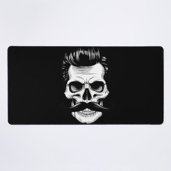Item preview, Skull Barbershop Black White designed and sold by pauloss.