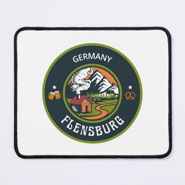 Item preview, Flensburg Germany Green Emblem designed and sold by World Designs.