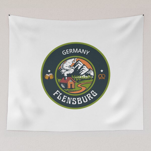 Item preview, Flensburg Germany Green Emblem designed and sold by World Designs.