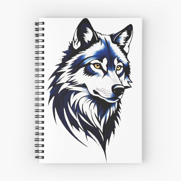 Item preview, wolf, predator, beast, art, graphics, designed and sold by DonnaBlankaArt.