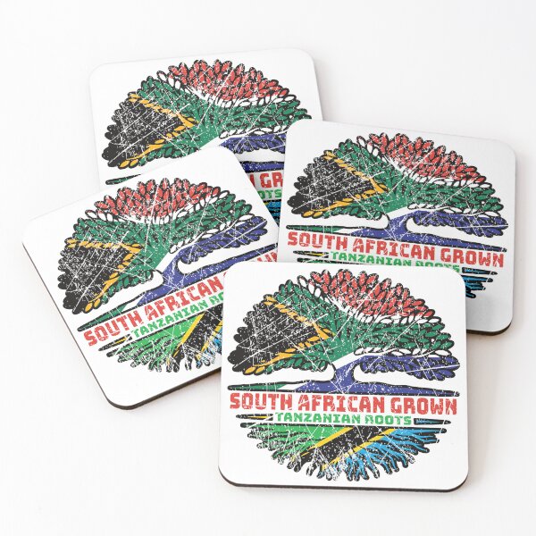 Item preview, Tanzania Tanzanian South African South Africa Tree Roots Flag designed and sold by FlagX.