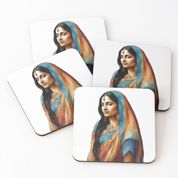Item preview, India Watercolor Art, Indian Woman, Indian Style, India designed and sold by SRLND.