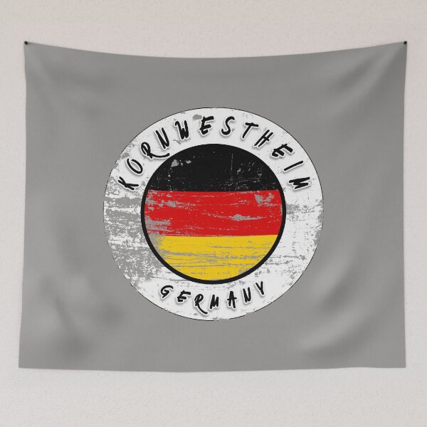 Item preview, Kornwestheim Germany Vintage Flag designed and sold by World Designs.