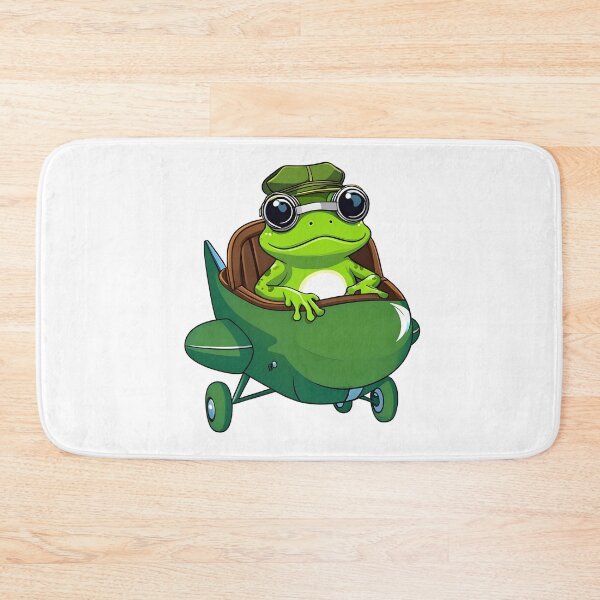 Item preview, A Cute Pilot Frog designed and sold by DWorriBHappi.