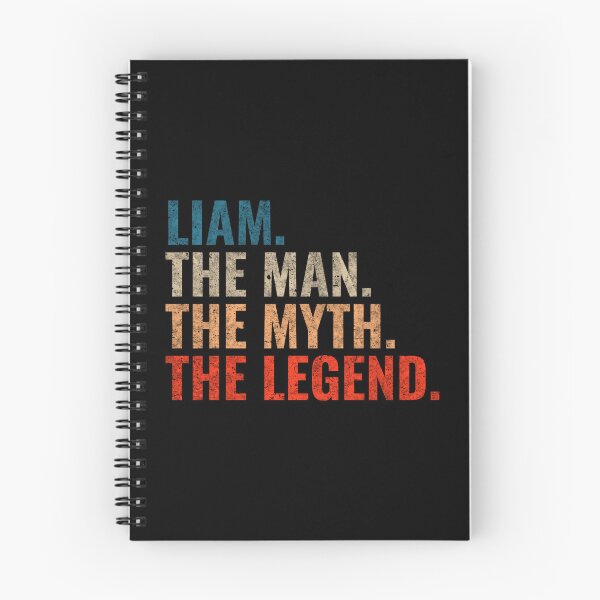 Artikelvorschau, Liam Der Mann Der Mythos Die Legende Liam Name entworfen und verkauft von Teelogic.