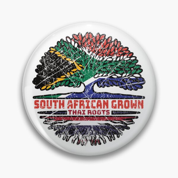 Item preview, Thailand Thai South African South Africa Tree Roots Flag designed and sold by FlagX.