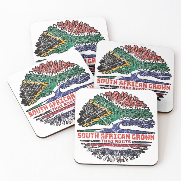 Item preview, Thailand Thai South African South Africa Tree Roots Flag designed and sold by FlagX.