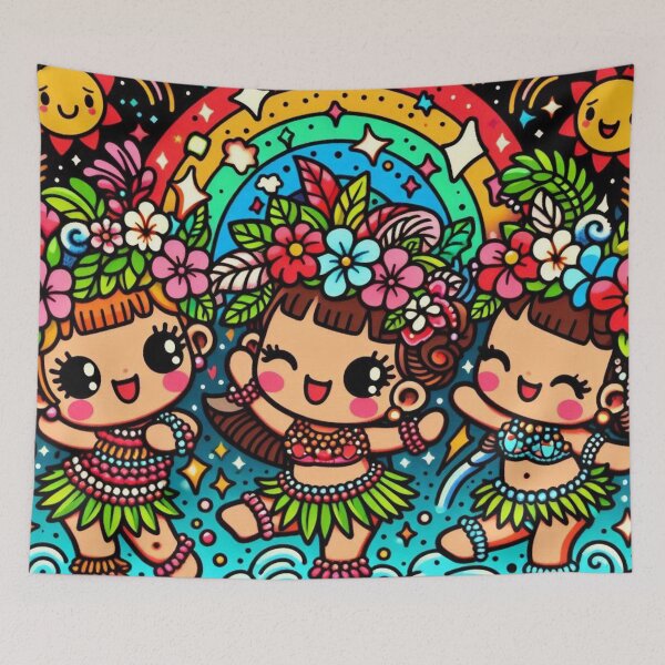 Item preview, Enchanting Hula Kids - 047 designed and sold by sagaofsilence.