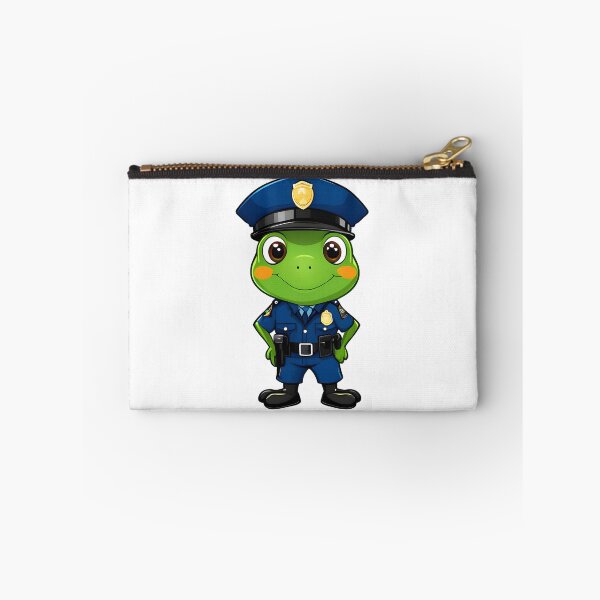 Item preview, A Cute Police Frog designed and sold by DWorriBHappi.