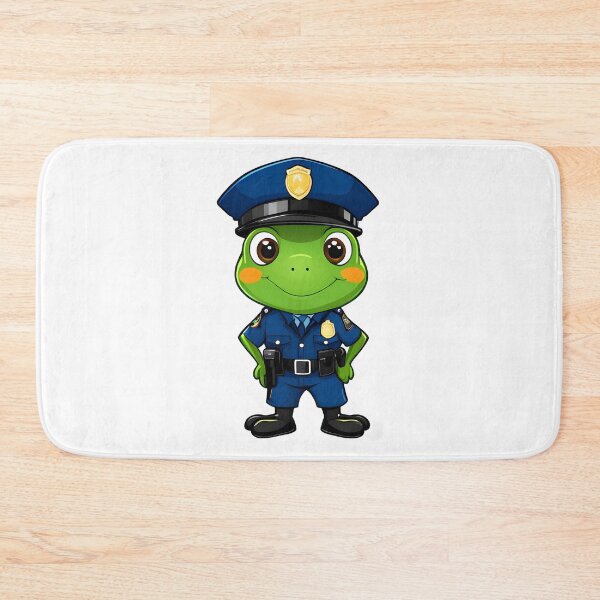 Item preview, A Cute Police Frog designed and sold by DWorriBHappi.