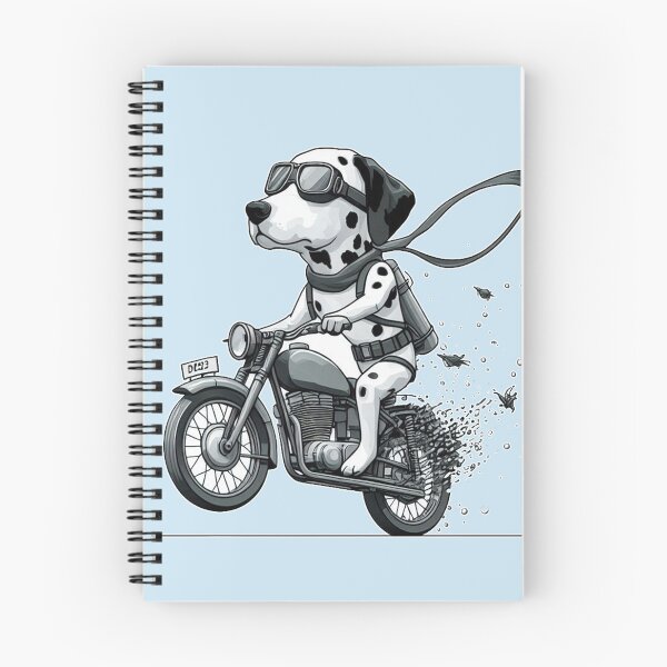 Item preview, Dalmatian Driving Motobicycle so Cool designed and sold by Nanthanon.