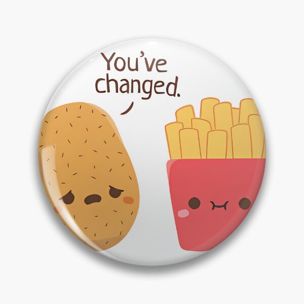 Item preview, Cute Potato And French Fries Funny  designed and sold by wesdesignshop.