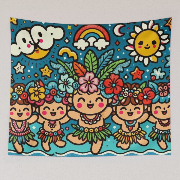 Item preview, Enchanting Hula Kids - 048 designed and sold by sagaofsilence.