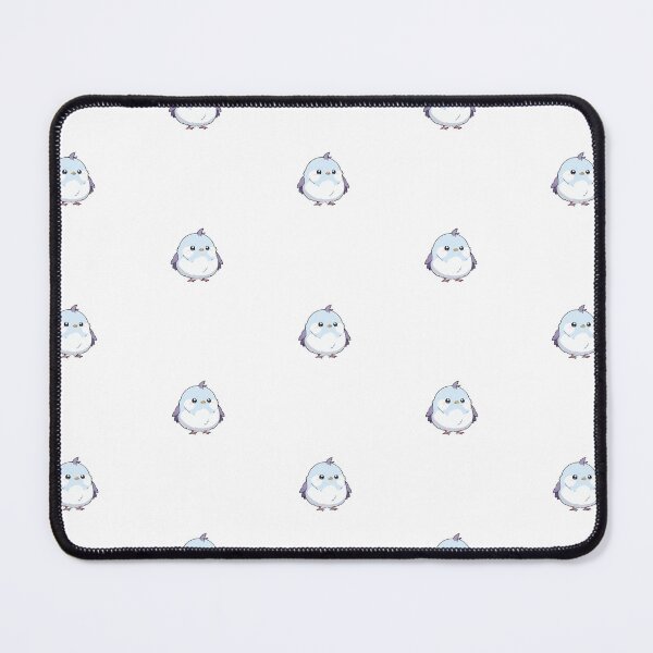 Item preview, Cute little blue anime round bird designed and sold by Wildwind-style.