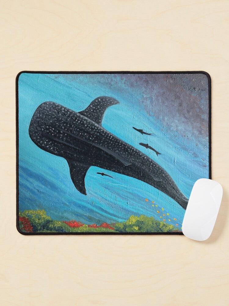 Thumbnail 1 of 5, Mouse Pad, Whale Shark designed and sold by KellyLoganArt.